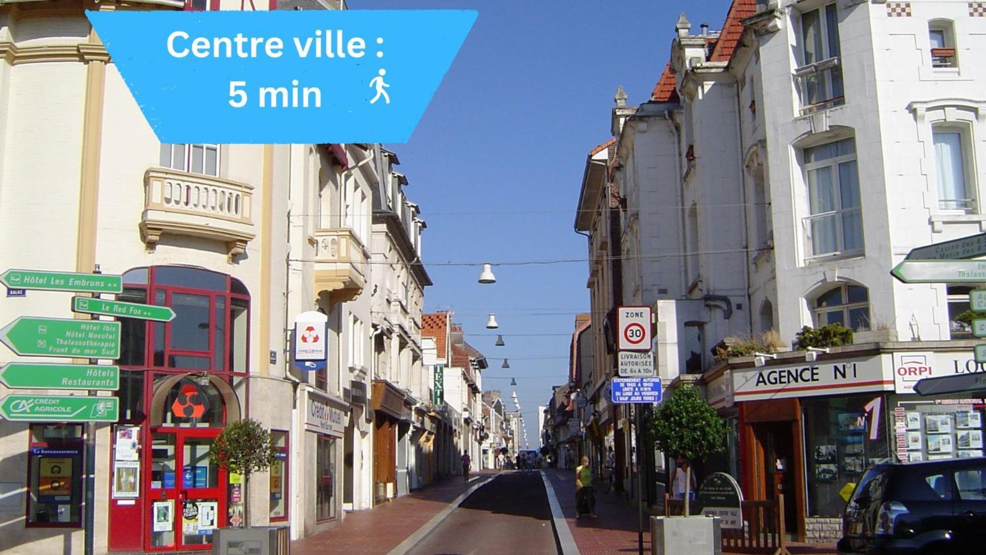 Joli Studio Plein Centre Proche Plage Avec Wi-Fi Le Touquet Exteriör bild
